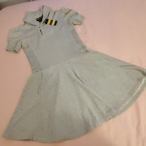 Gray polo rugby dress